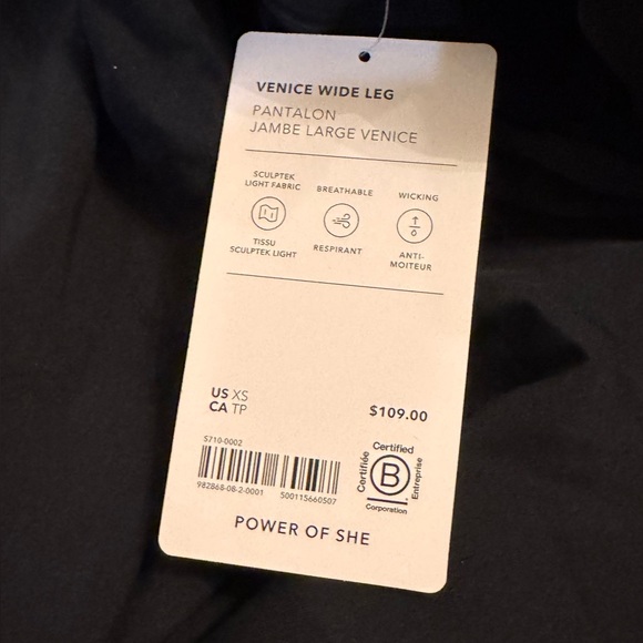 Athleta Venice Wide Leg // Black #982868 - Picture 12 of 16